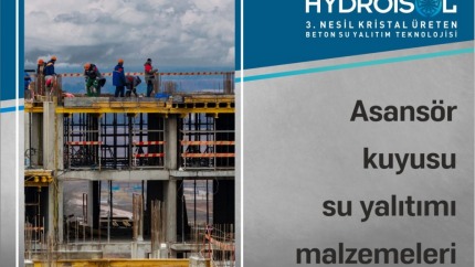 Asansör Kuyusu Su Yalıtım Malzemeleri