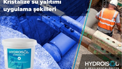 Kristalize Su Yalıtımı Uygulama Şekilleri