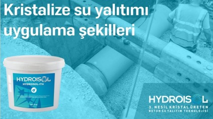 Kristalize Su Yalıtımı Uygulama Şekilleri