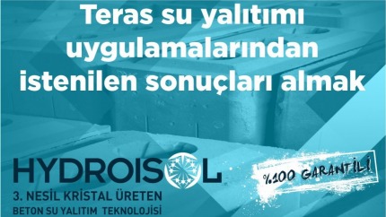 Teras Su Yalıtımı Uygulamalarından İstenilen Sonuçları Almak