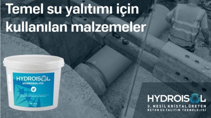 Temel Su Yalıtımı İçin Kullanılan Malzemeler