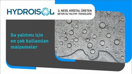 Su Yalıtımı İçin En Çok Kullanılan Malzemeler