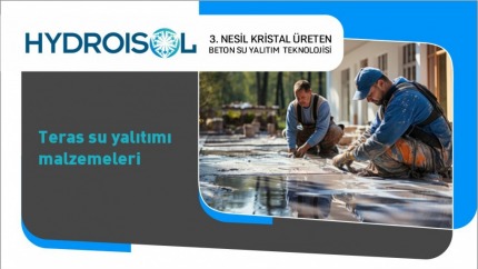 Teras Su Yalıtımı Malzemeleri