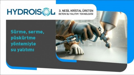 Sürme, Serme, Püskürtme Yöntemiyle Su Yalıtımı