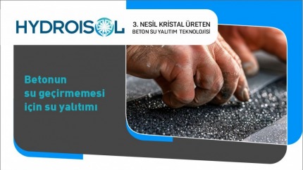 Betonun Su Geçirmemesi İçin Su Yalıtımı
