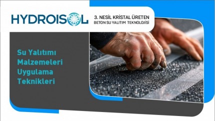 Su Yalıtımı Malzemeleri Uygulama Teknikleri