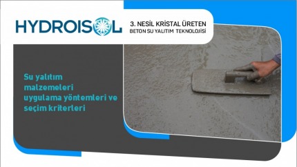 Su Yalıtımı Malzemeleri Uygulama Yöntemleri ve Seçim Kriterleri