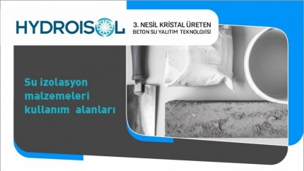 Su İzolasyon Malzemeleri Kullanım Alanları
