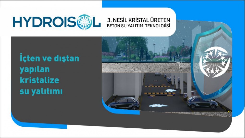 İçten Ve Dıştan Yapılan Kristalize Su Yalıtımı