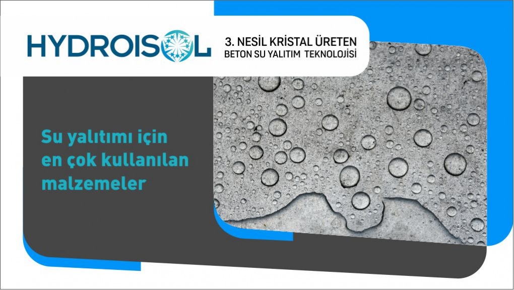 Suyun Geçirgenliğini Önleyen Su Yalıtım Malzemeleri