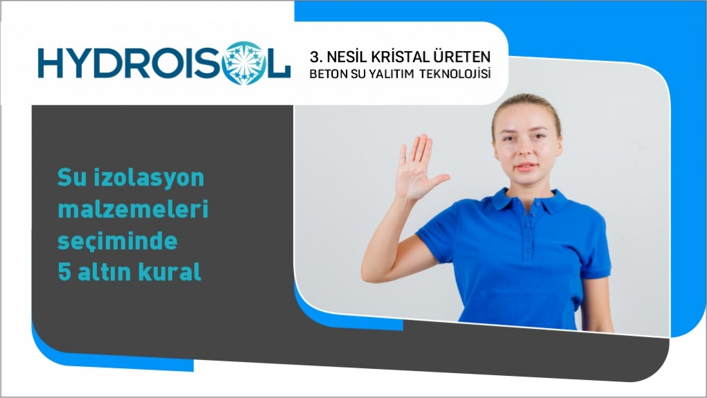 Su İzolasyon Malzemeleri Seçiminde 5 Altın Kural
