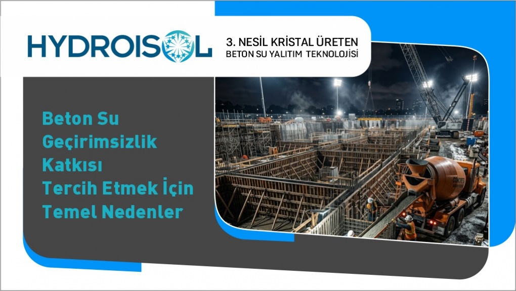 Beton Su Geçirimsizlik Katkısı Tercih Etmek İçin Temel Nedenler