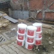 Kurşunoğlu Housing Construction Foundation and Curtain Hydroisol Waterproofing - İstanbul